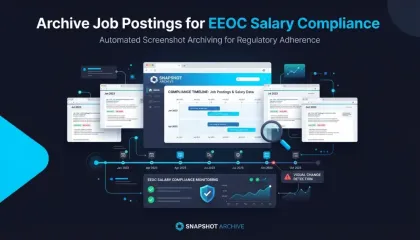 Archive Job Postings for EEOC Salary Compliance