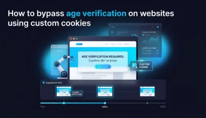 How to bypass age verification on websites using custom cookies