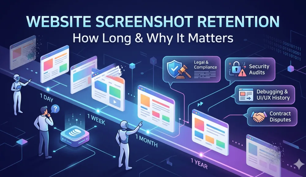 Website Screenshot Retention: How Long to Keep Screenshots and Why It Matters