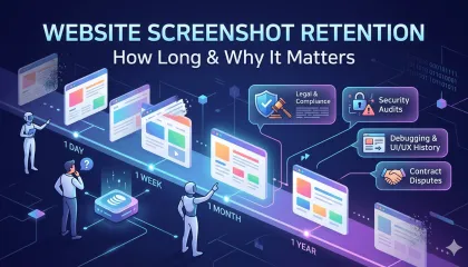 Website Screenshot Retention: How Long to Keep Screenshots and Why It Matters