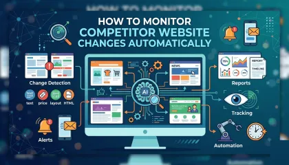 How to monitor competitor website changes automatically