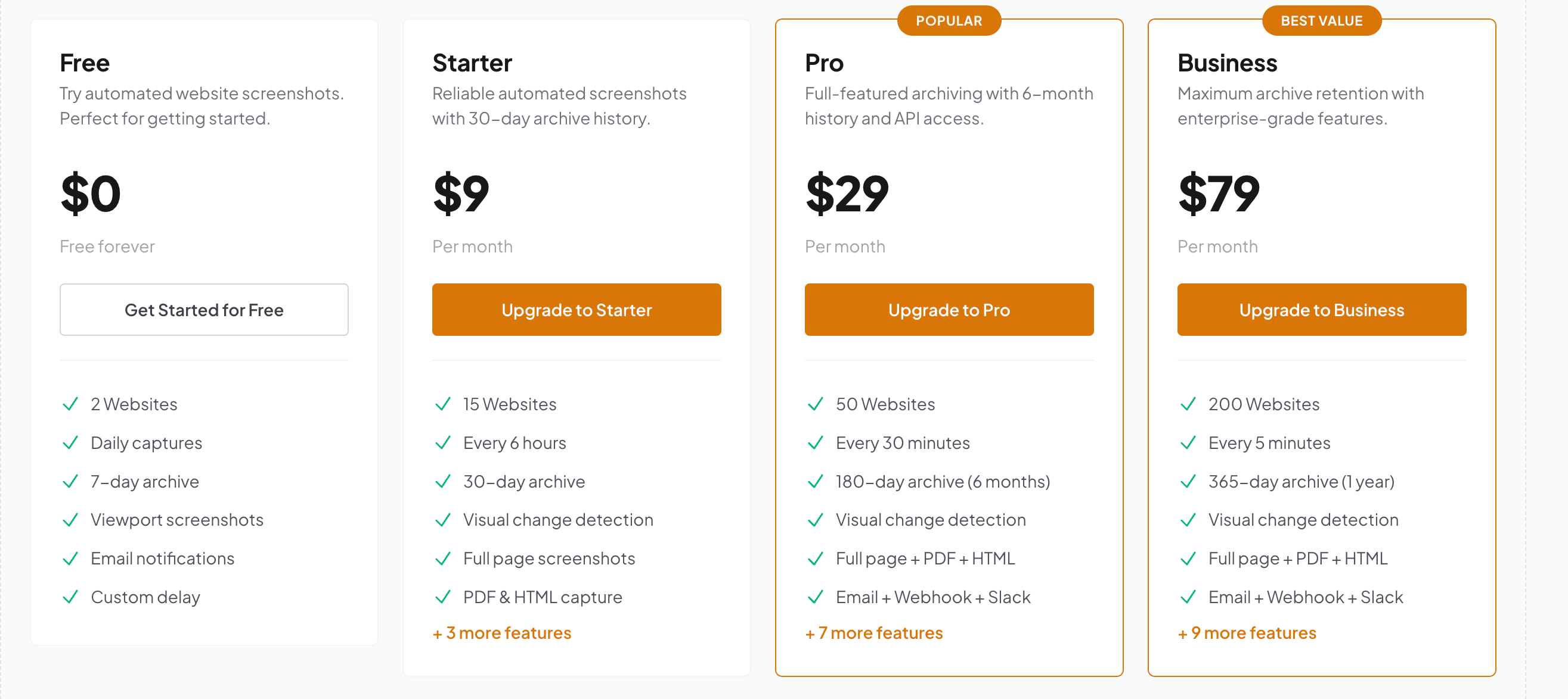 pricing-snapshotarchive