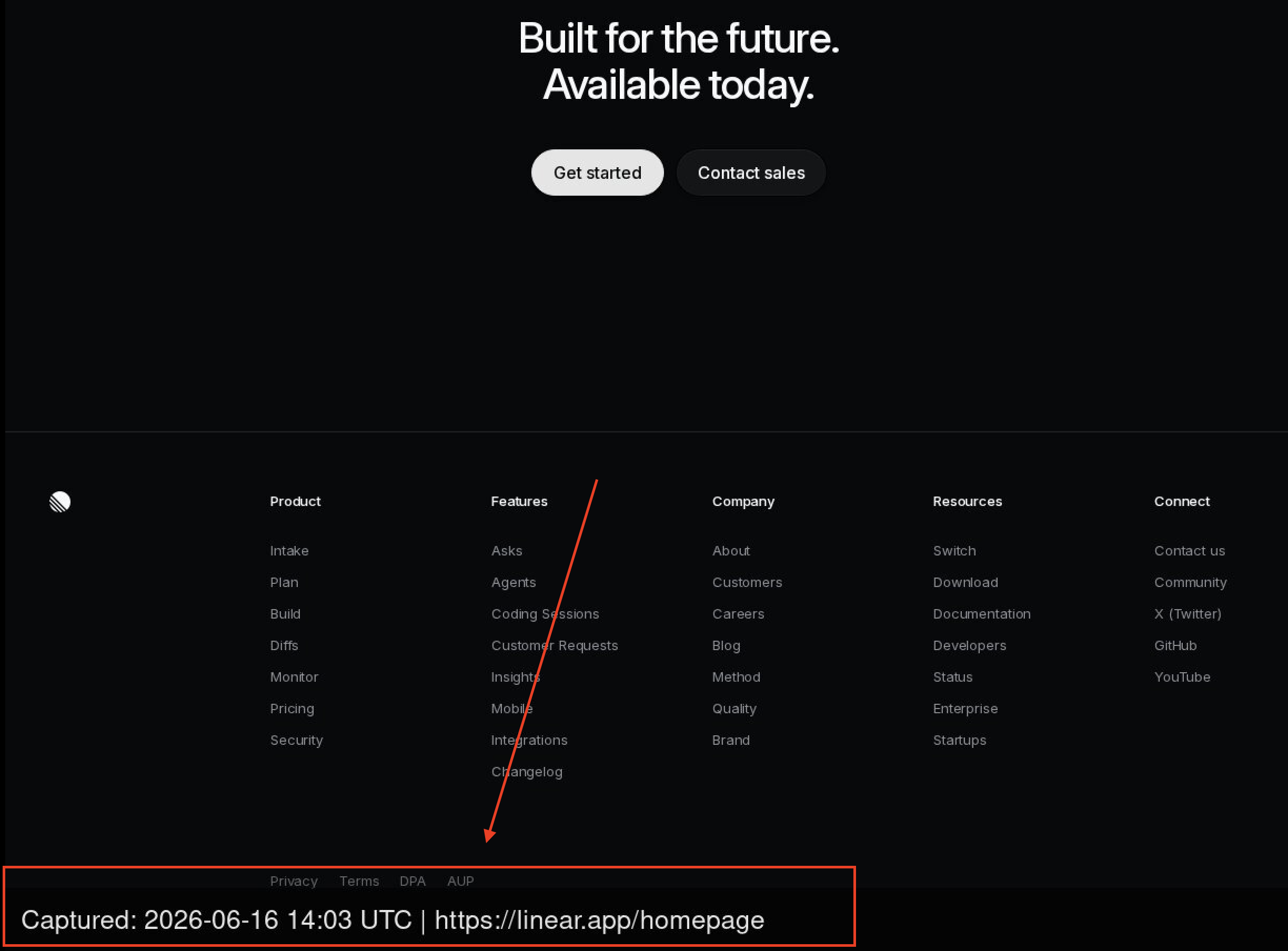 Watermarked website screenshot showing UTC timestamp and source URL embedded at the bottom of the capture